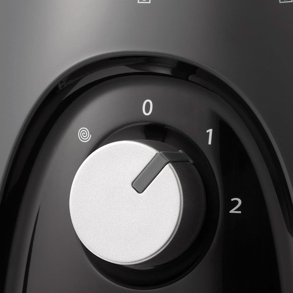 Kuchyňský robot Russell Hobbs [Blender/sekáček na zeleninu/stolní mixér/sekáček/mixér] Kuchyňský robot (hnětení, mixování a krájení), Matte Charcoal Kitchen Naty Shop