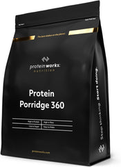 Protein Works - Proteinová kaše 360 | Mýtus Další vitamíny a minerály | Proteinreiches Frühstück | Kalorienarme Haferflocken | 6 porcí | Banán-Čoko-Chip | 500G cereálie Naty Shop