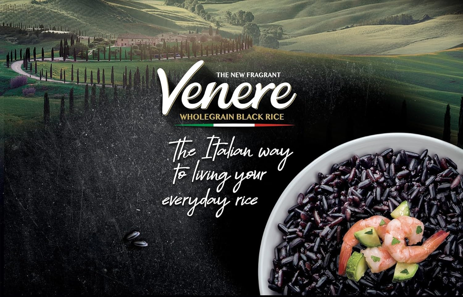 Scotti Black celozrnná rýže Riso Nero Venere 500 g