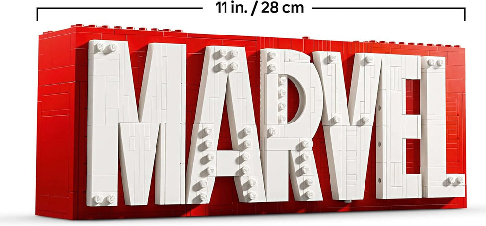 LEGO Marvel: Logo a minifigurky Marvel - sada kolekce Hulk, Thor, Iron Man, Black Widow a Captain America - Sada figurek Avengers - Dárek pro chlapce a dívky od 12 let 76313 Stavebnice Beuche den LEGO-Store