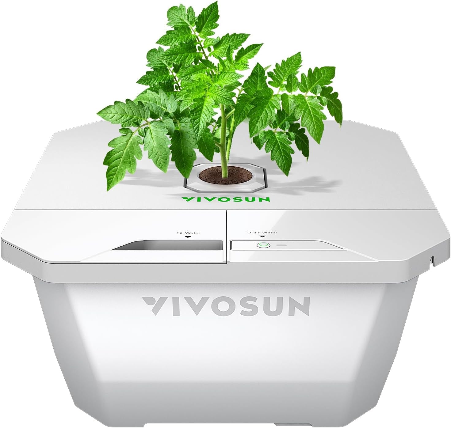 Inteligentní pěstební box VGrow All-in-One, profesionální systém s Grow Lamp Samsung LM301H EVO, pokročilý systém cirkulace a ventilace, zavlažování, zásobování živinami pro vnitřní hydroponii