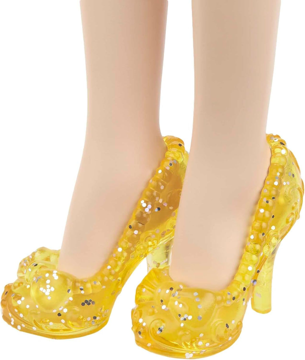 Mattel Disney Princess Toy Snow White pohyblivá panenka s třpytivým oblečením a doplňky Dárek pro děti inspirovaný filmem Disney HLW08 Naty Shop Dolls