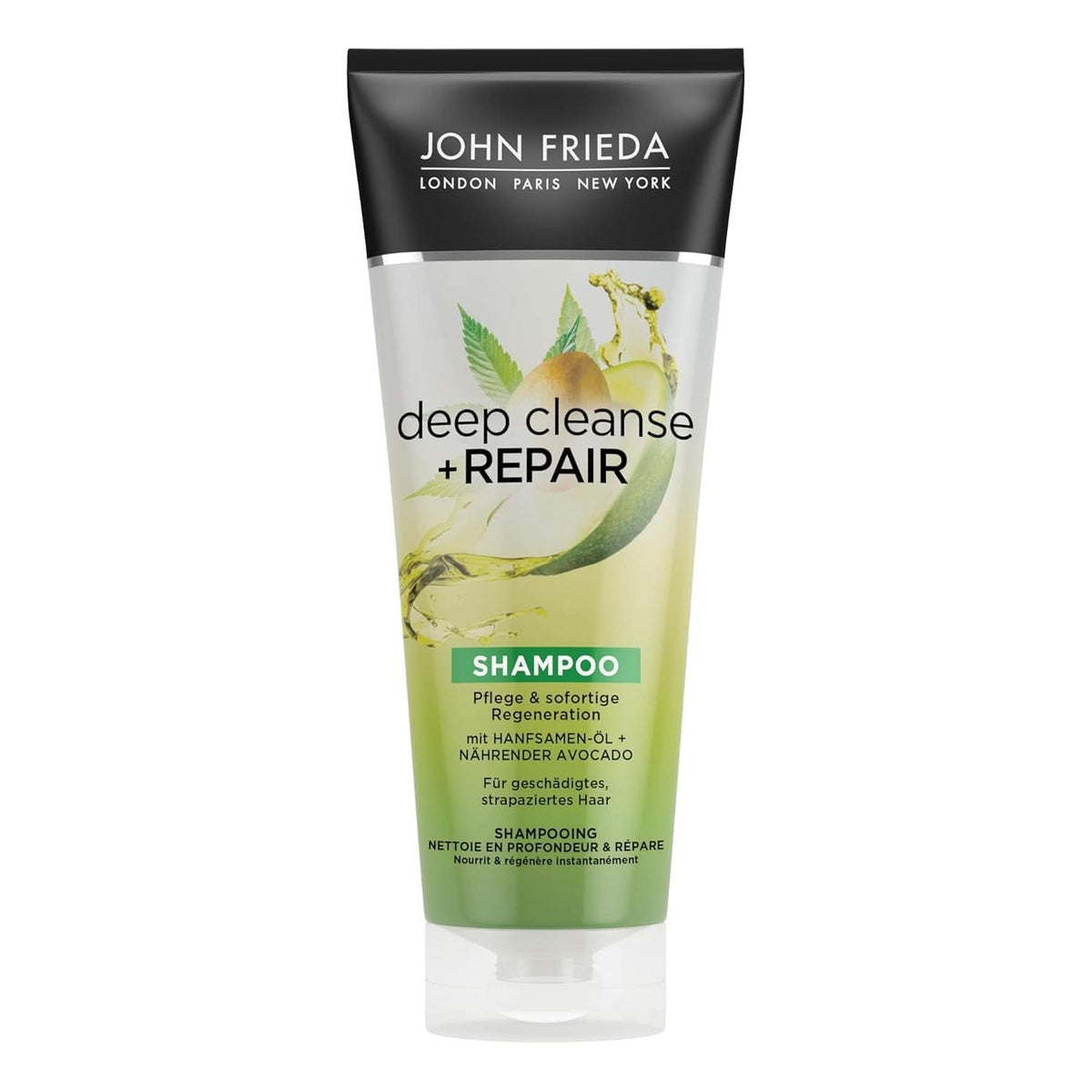 John Frieda, reparační šampon pro poškozené vlasy Detox+Repair, 250 ml Sprcha a vana Naty Shop