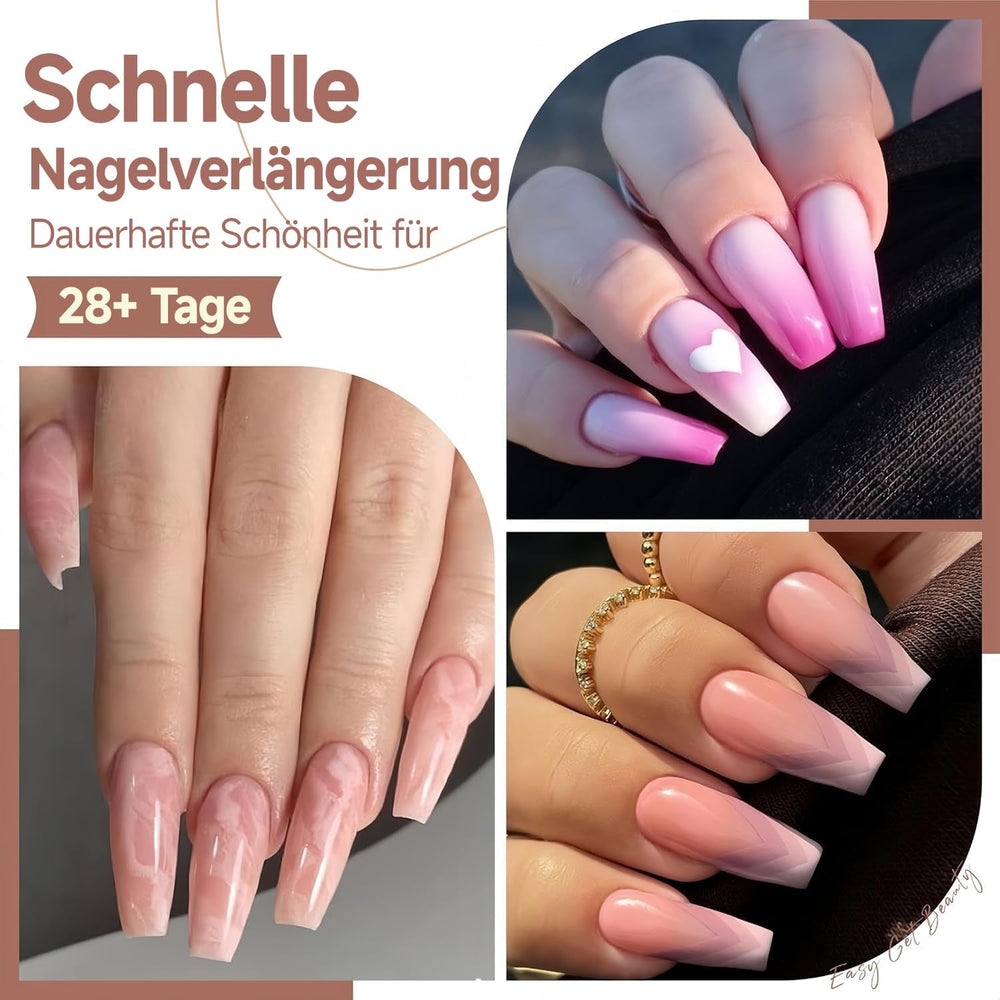 Tipuri de unghii balerină pentru unghii cu gel, 216 bucăți, 12 mărimi, tipuri de unghii cu gel moale, acoperire completă, set pentru extensii de unghii, semi-mate, DIY, artă acasă