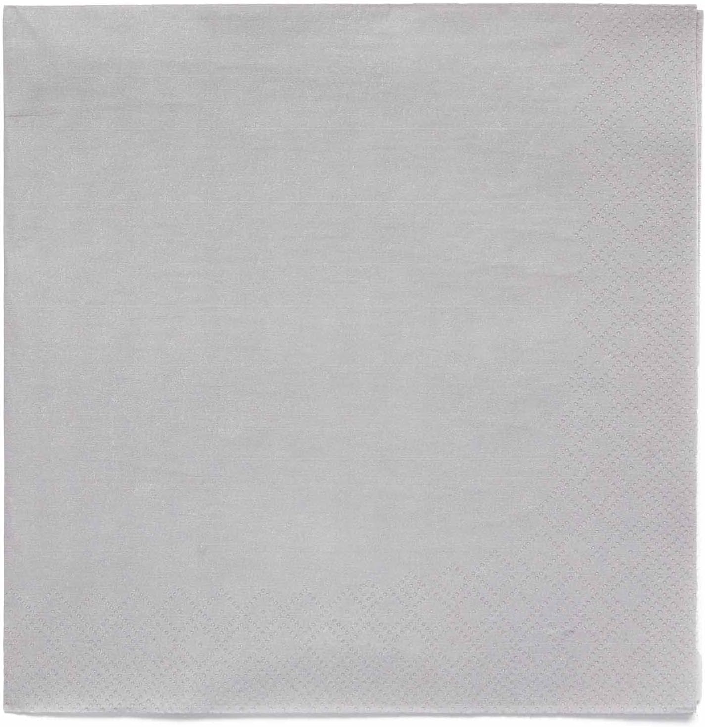 Amscan 9915402-215 - Șervețele de prânz ecologice, compostabile, gri grafit, 20 bucăți