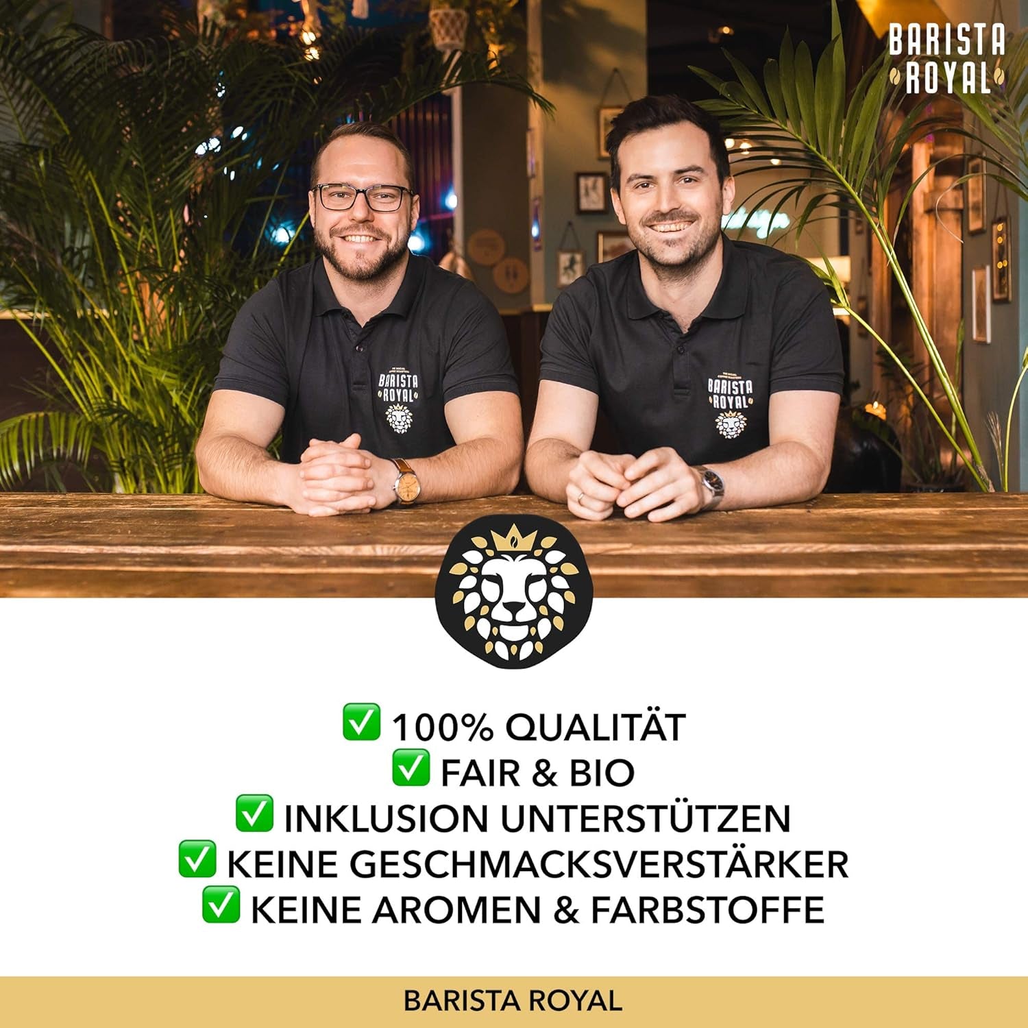 BARISTA ROYAL Bio Espressobohnen 1kg "Gran Señor" | Frische Kaffeebohnen direkt aus Honduras | 100% Arabica Espresso ganze Bohnen | Ideal für Vollautomat und Siebträger