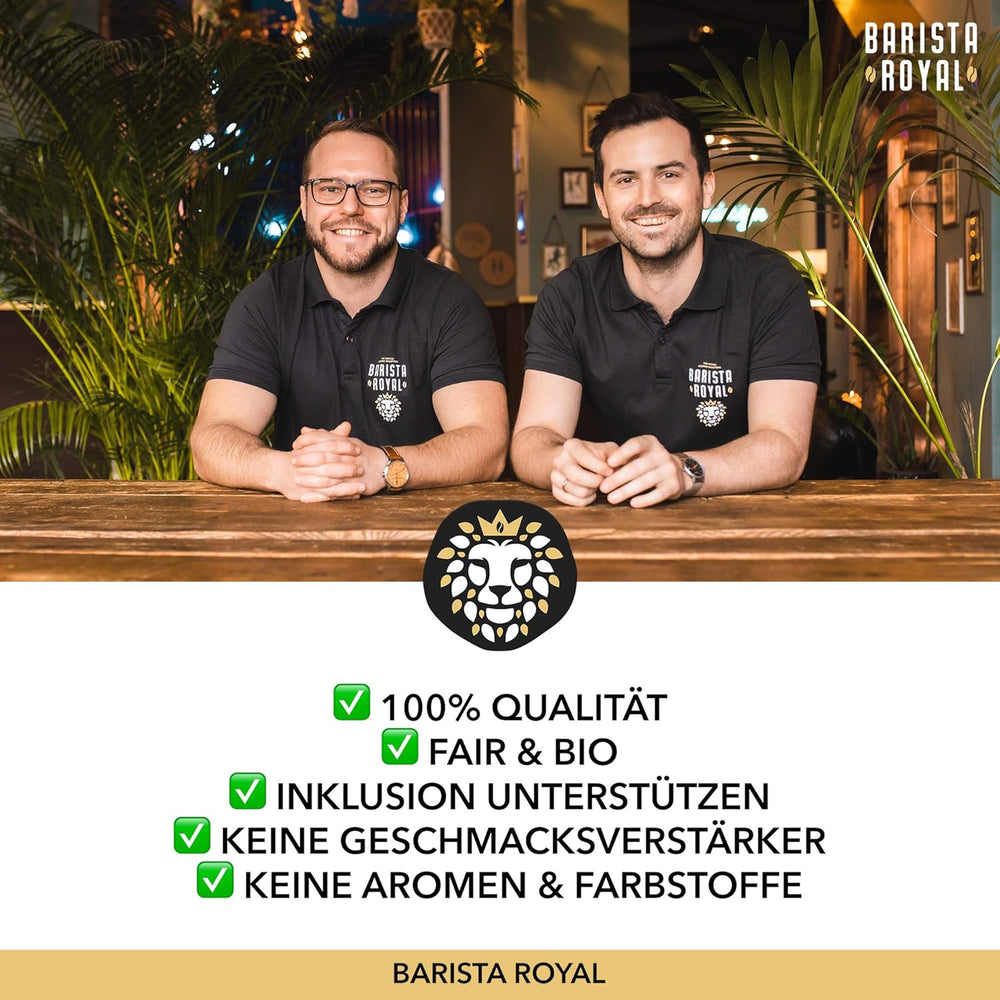 BARISTA ROYAL Bio Espressobohnen 1kg "Gran Señor" | Frische Kaffeebohnen direkt aus Honduras | 100% Arabica Espresso ganze Bohnen | Ideal für Vollautomat und Siebträger