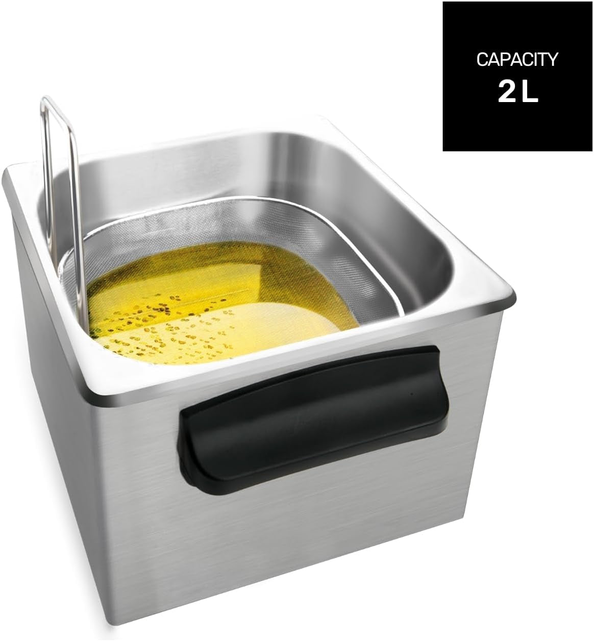 Taurus Professional 2 plus - Fritéza na olej, 2 litry, 1700 W, nerezová ocel 18/8 Spotřebiče Naty Shop