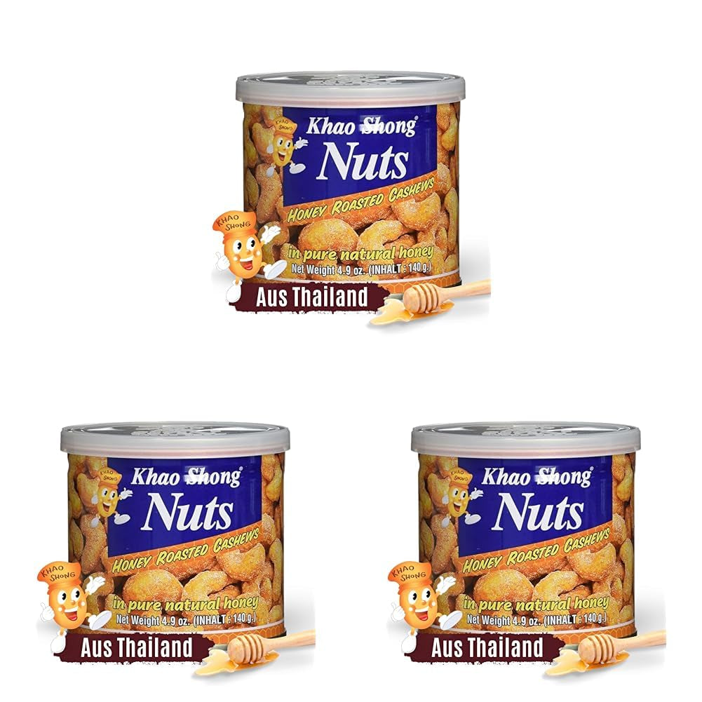 Khao Shong smažený zelený hrášek s wasabi, křupavý hrášek v pikantním těstíčku, nízkotučná alternativa k ořechům, středně pikantní, 1 plechovka 140 g | 140 g (1 balení)