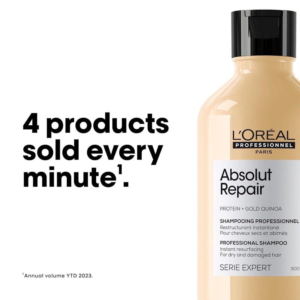 L'OréAl Professionnel Serie Expert Absolut Repair Gold, Quinoa Shampoo + Protein Sprcha a koupel Naty Shop