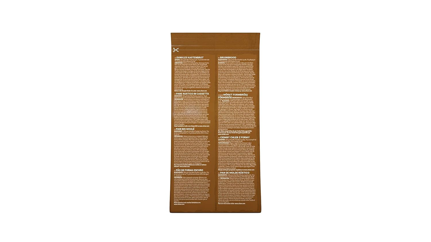 Mix It Dunkel Backmischung Glutenfrei 1Kg, 10Er Pack Směs na pečení a vaření Naty Shop