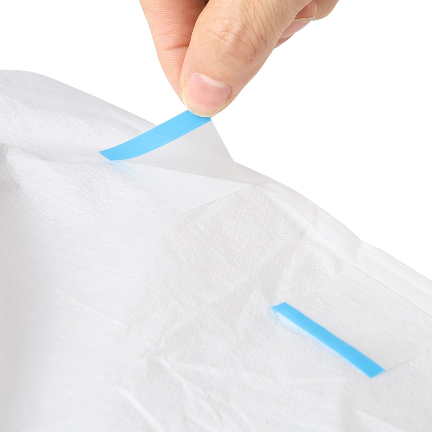 Plenky pro dospělé CutiePlusU, 10 balení jednorázové inkontinenční kalhotky s poutky pro ženy a muže, maximální savost přes noc – bílá (střední velikost 71-96 cm)