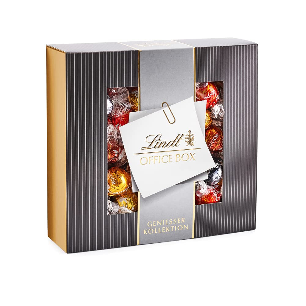 Lindt Chocolate LINDOR Home Office Box, různá množství a modely Naty Shop Čokoládové bonbony 935 gramů Lindt Office