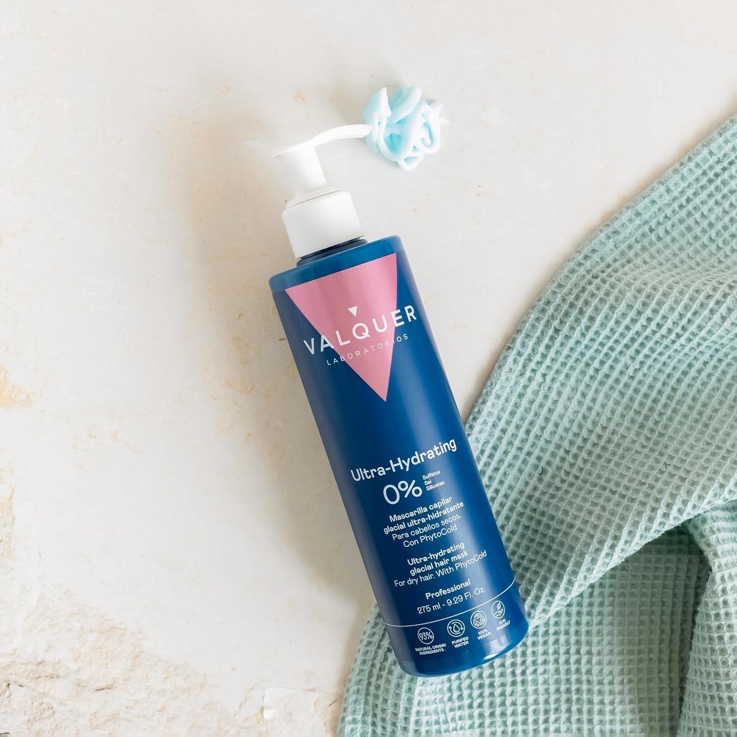 Valquer Profesional Ice Hair Mask - Mască de păr ultrahidratantă fără sulfați, săruri și siliconi Masca de par Naty Shop