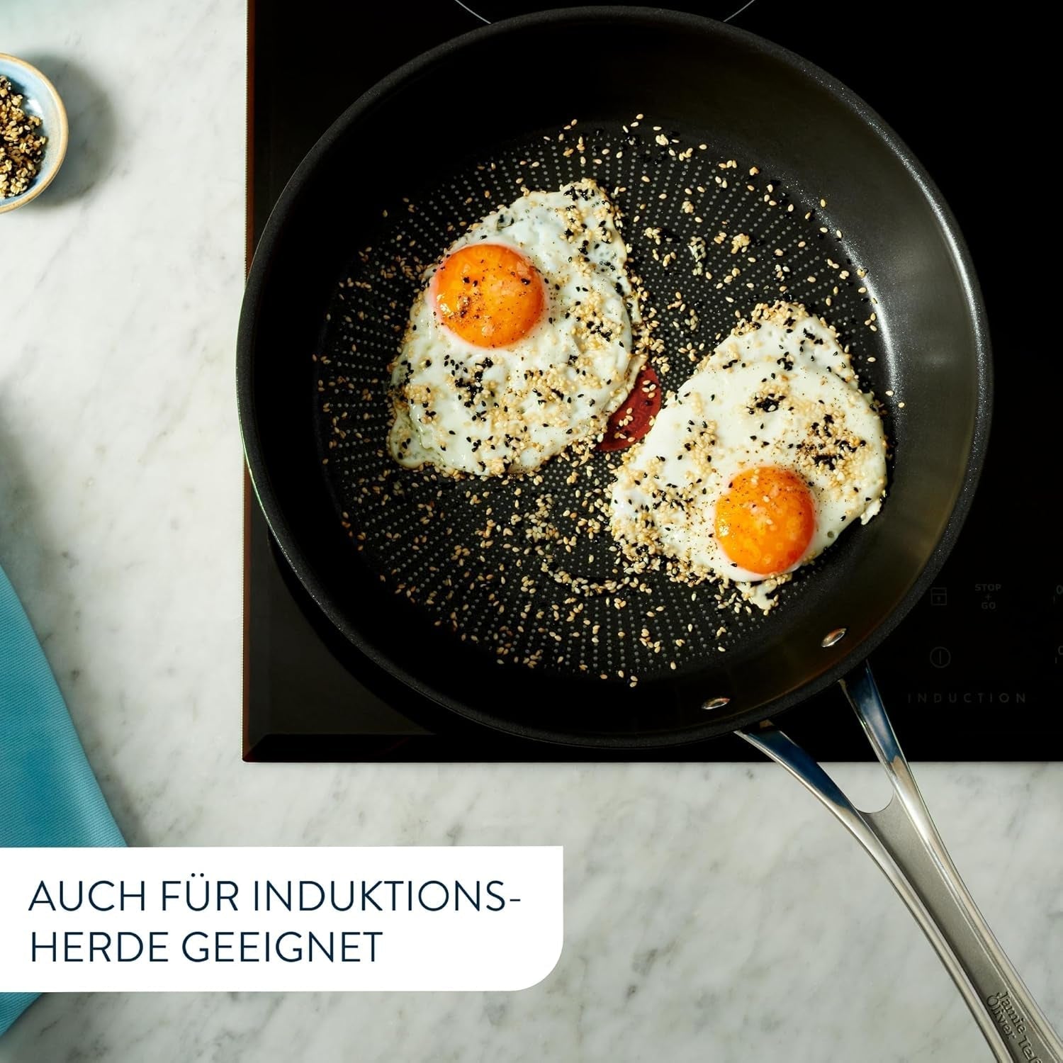 Tefal Jamie Oliver Cook'S Classics, nepřilnavý povrch, vhodné na indukci, vhodné do trouby, nerezová ocel, nýtovaná rukojeť Hrnce a pánve Naty Shop