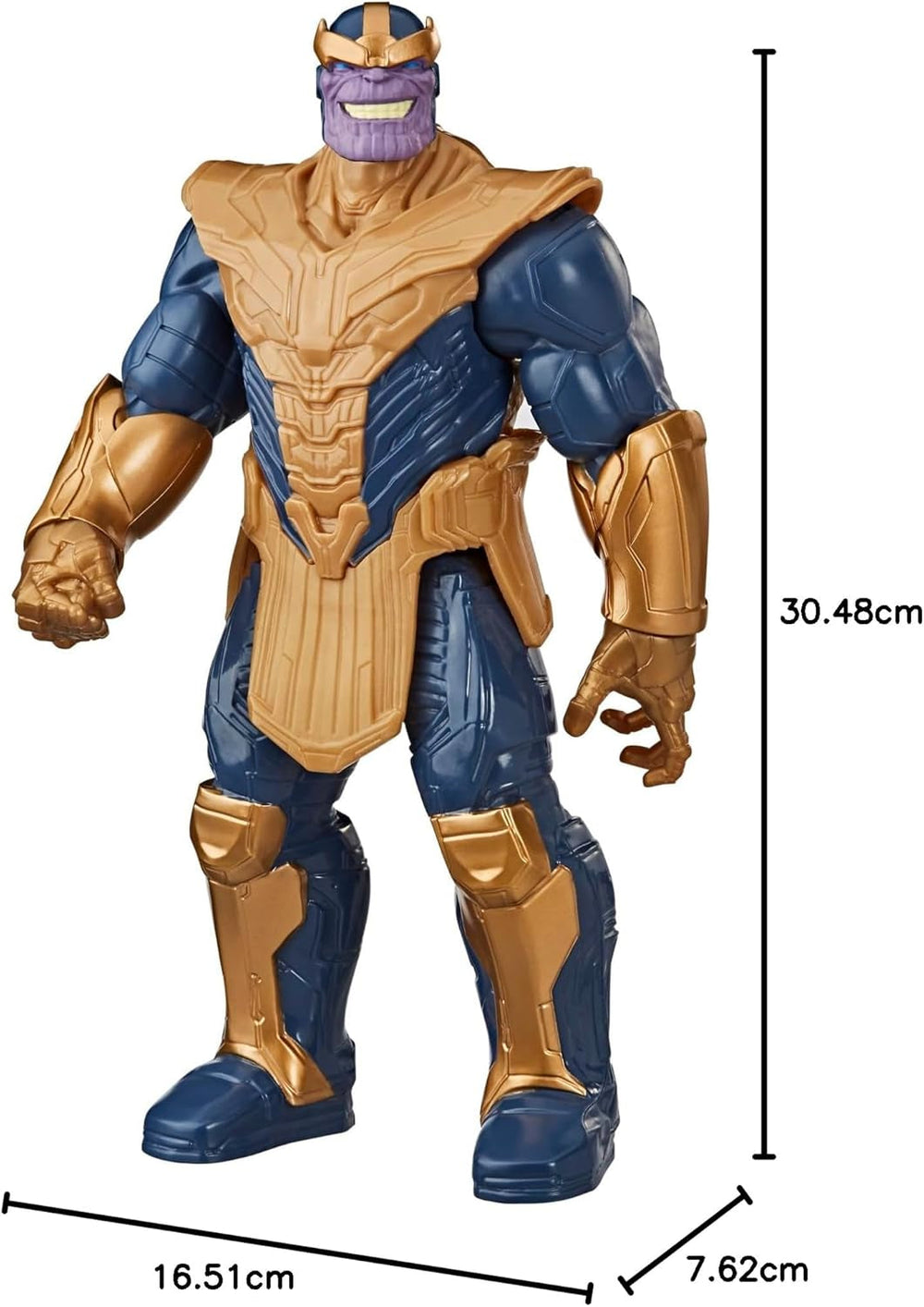 Marvel Avengers Titan Hero Series Deluxe Thanos akční figurka Hnědá Akční figurky Naty Shop