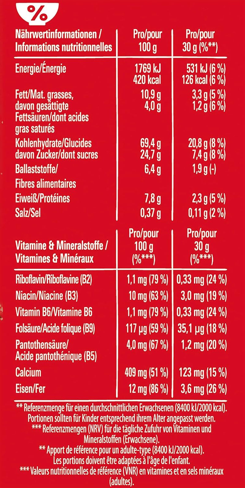 Nestlé Cereal, Knusprige Frühstücks-Cerealien Mit Der Typischen -Waffel Und Köstlicher Schokolade, 1Er Pack (1 X 330G) Cereálie Naty Shop