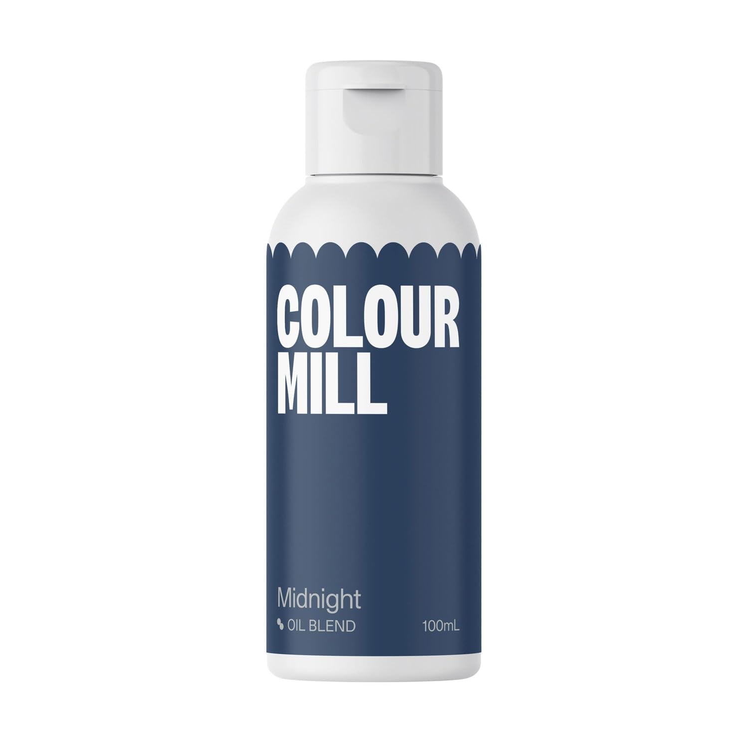 Colorant alimentar Colour Mill Oil Blend Midnight Oil - Colorant alimentar pentru ciocolată, fondant, brioșe, prăjituri, copt, macaroane - Colorant alimentar pentru decorarea torturilor - 100 ml