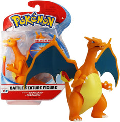 Pokémon PKW0368 - Battle Feature Figurka - Glurak Oficiální pohyblivá figurka 11,5cm Akční figurky Naty Shop Výchozí název