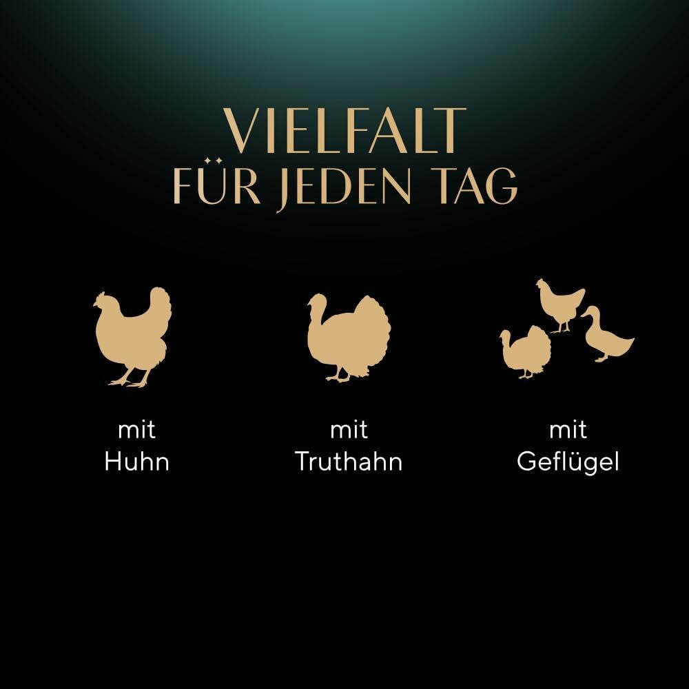 Sheba Portion Pouches Hrană umedă pentru pisici, pachet multiplu Fresh & Fine în jeleu cu curcan și pui, 6x6x50g - Hrană pentru pisici de înaltă calitate în jeleu cu curcan și pui