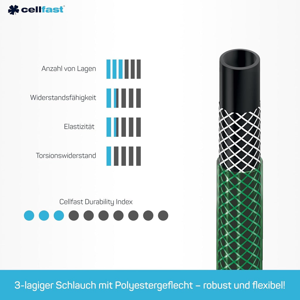 Furtun de grădină Cellfast ECONOMIC 20m, 5/8”, 10-010