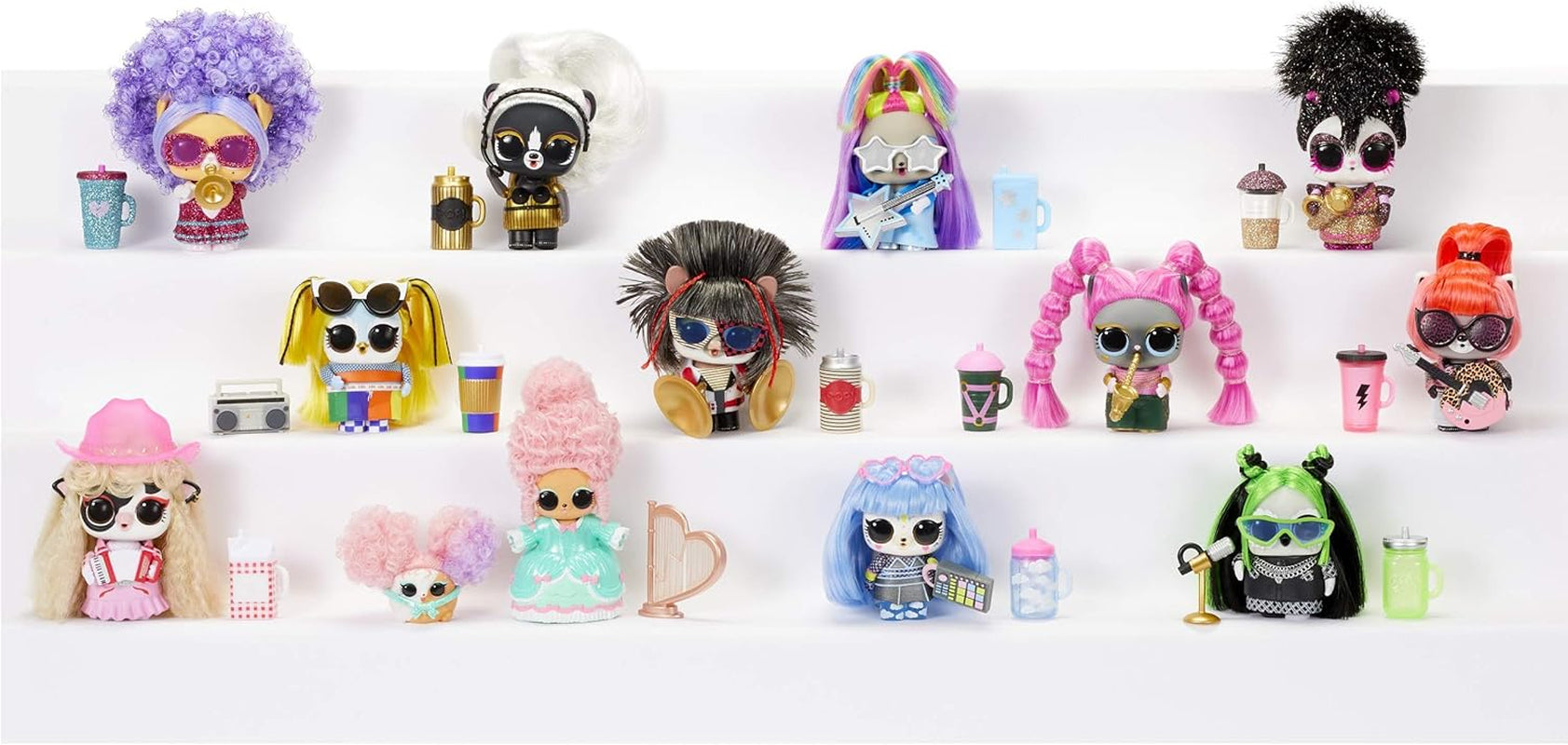 LOL Surprise! 567080E7C Remix Pets - Articol de colecție - 9 surprize cu păr natural, accesorii și versuri surpriză