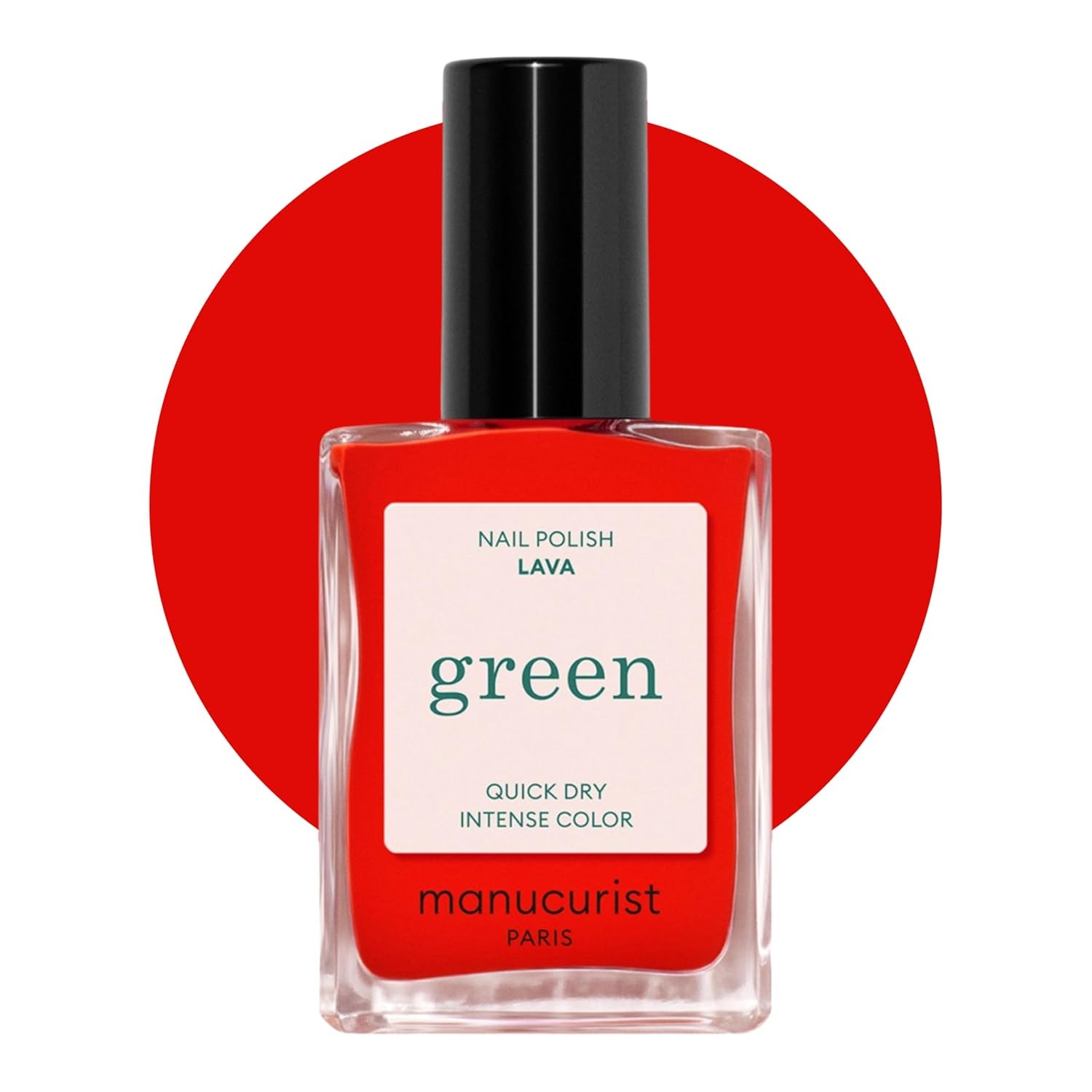 Manucurist Green - Rosy Beige Shell Beige Lak - Rychleschnoucí lak na nehty - DIY Nails - Vegan 12-Free - Rostlinná báze - Lak na nehty - Vyrobeno ve Francii