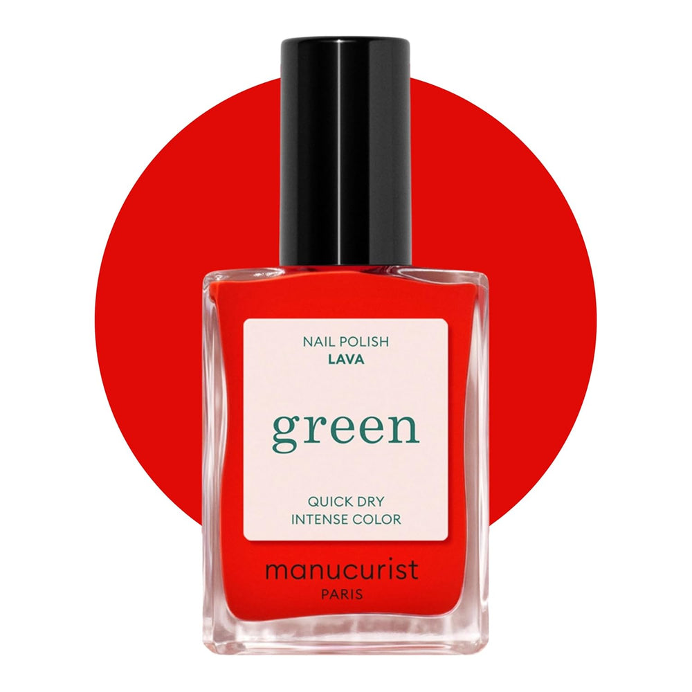 Manucurist Green - Rosy Beige Shell Beige Lak - Rychleschnoucí lak na nehty - DIY Nails - Vegan 12-Free - Rostlinná báze - Lak na nehty - Vyrobeno ve Francii