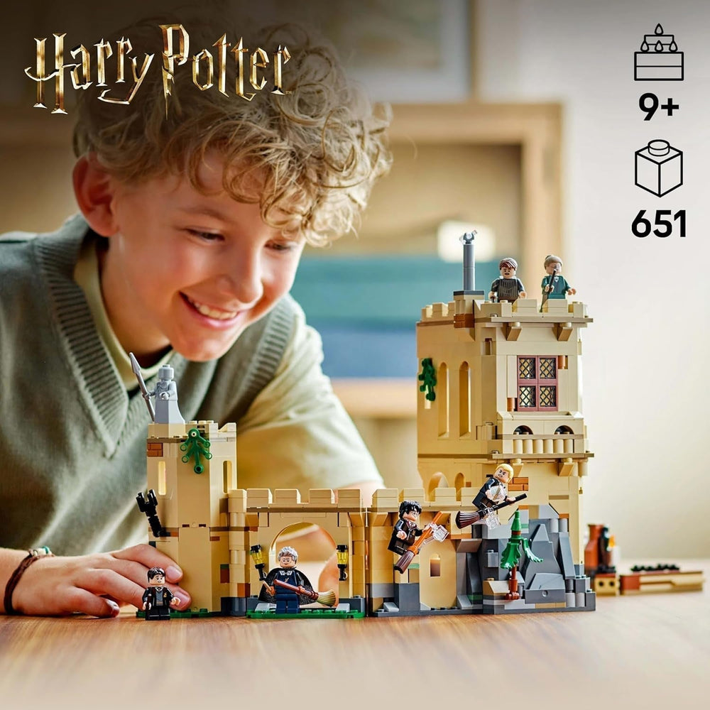 Bradavický hrad LEGO Harry Potter: Dobrodružná sada lekcí létání se 6 sběratelskými minifigurkami včetně Draca Malfoye a profesorky McGonagallové Hrací sada pro chlapce a dívky 9 let 76447 Stavebnice Besuche den LEGO-Store