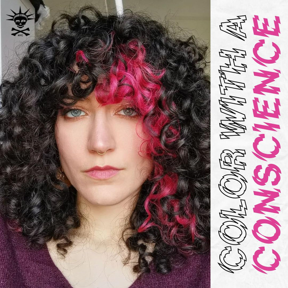 Manic Panic Hot Hot Pink Classic Cream, Vegano, fără cruzime, vopsea de păr semipermanentă 118ml Vopsea pentru par Naty Shop