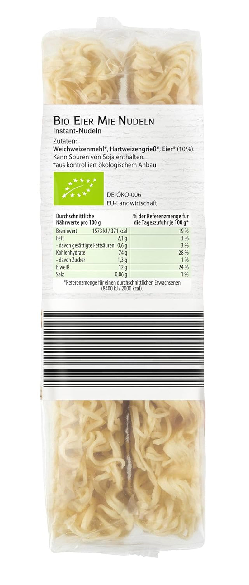 Bamboo Garden Bio vaječné a jehněčí nudle, 250g (Design balení se může lišit)