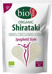 Bioasia Bio Shirataki Spaghetti – Nudeln aus aus Bio-Konjakmehl – ​​​​Mit niedrigem Kaloriengehalt – Zucker-, fett- und glutenfrei (1 x 270 g)