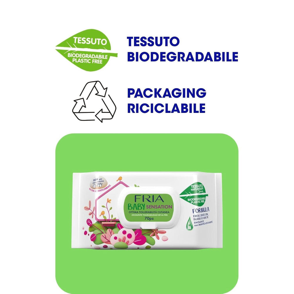 Baby Sensatios s víčkem, 72 ubrousků Baby Wet Wipes Naty Shop