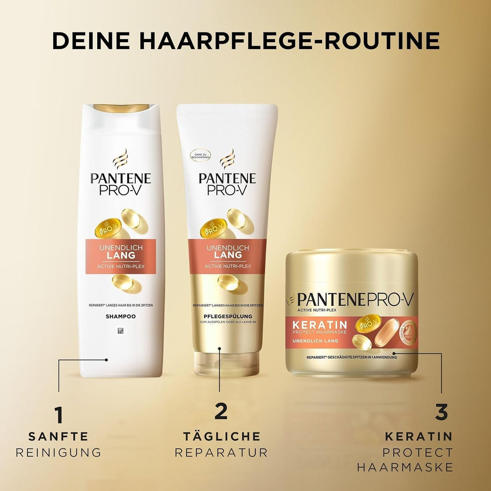 Mască de păr Pantene Pro-V Infinite Long Keratin Reconstruct (300ml) Masca de par Naty Shop