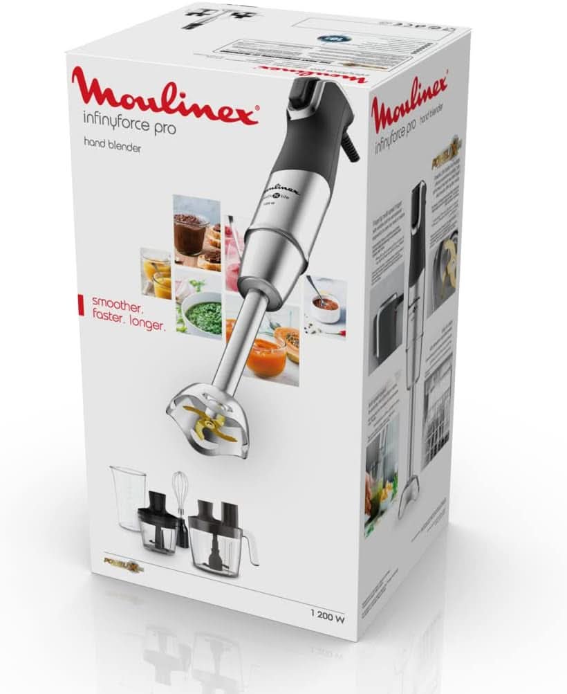 Infinyforce Pro Standmixer 1200W, Hochleistungsklingen, Schnelle Ergebnisse, Ergonomische Geschwindigkeitregelung, Geschwindigkeitregelung, Abnehmbare Spülmaschinenfeste Teile DD95JD10 Kitchen Naty Shop
