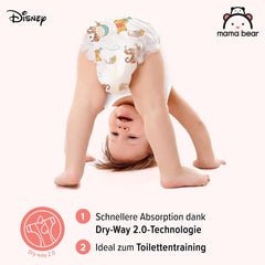 Značka Amazon: Mama Bear Disney Plenky, velikost 5 (12-17 kg) – měsíční krabička, bílá, 140 kusů (2 balení po 70)