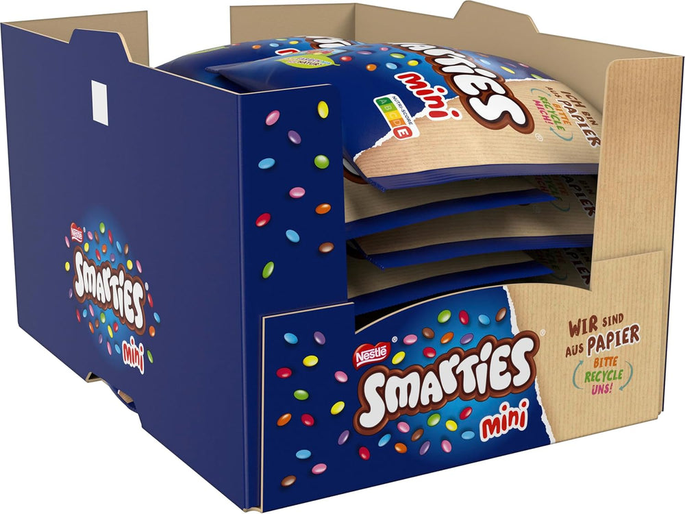 Nestlé SMARTIES Mini, malá čočka s mléčnou čokoládou, jednotlivě balené, balení 16 ks (16 x 187 g)