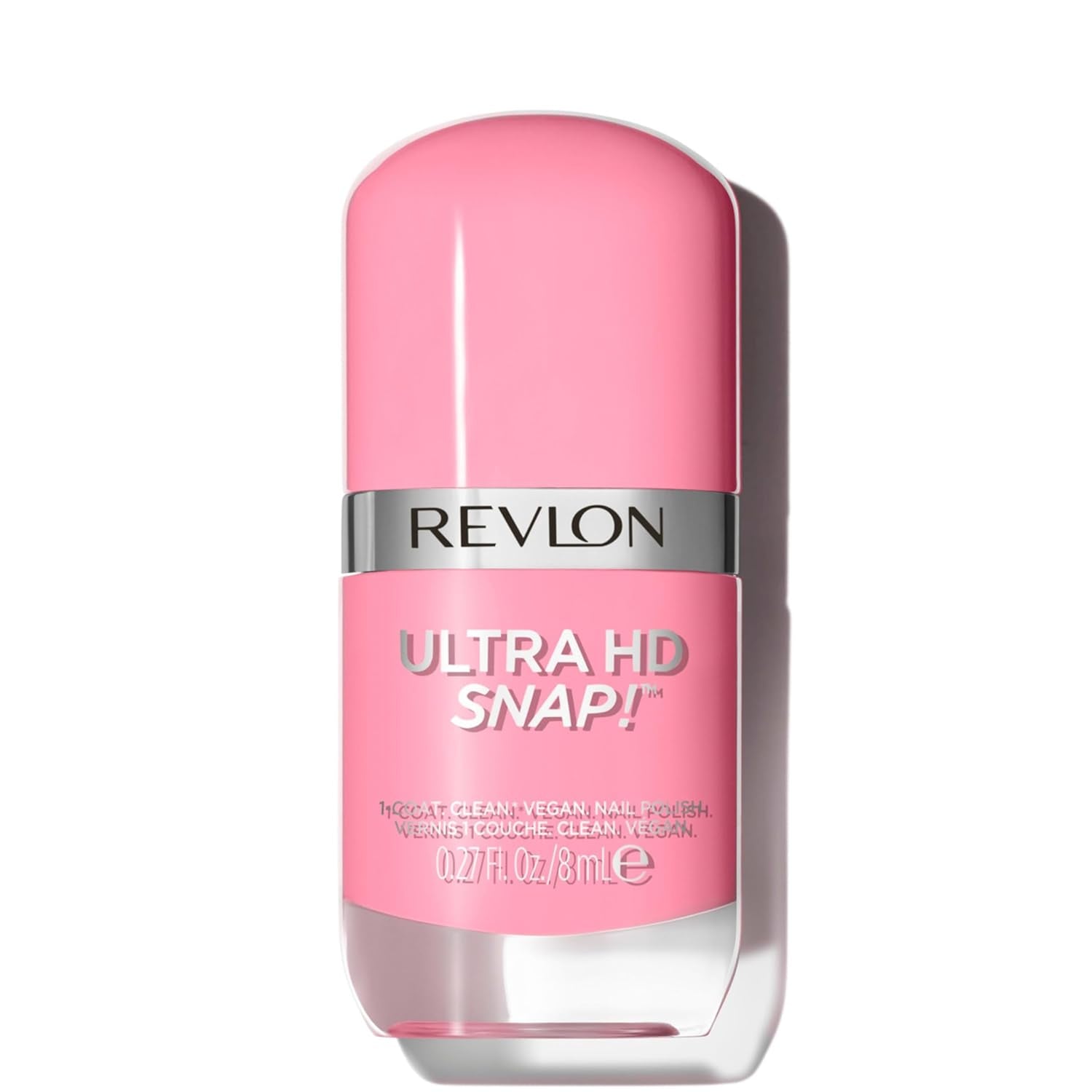 Revlon Ultra HD Snap Lak na nehty Dlouhotrvající veganské složení Rychle schnoucí jedna vrstva Plná krycí barva (8 ml) Hot Stuff (007) Unisex