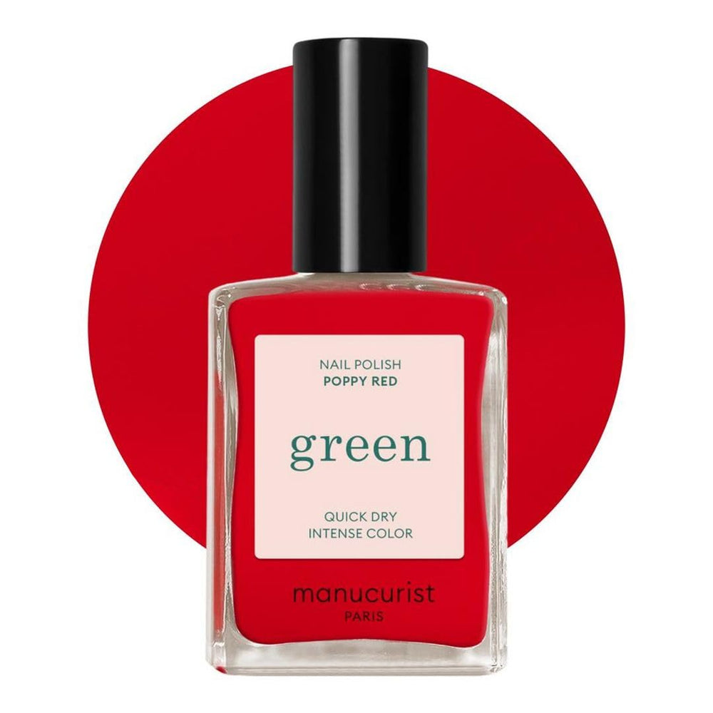 Manucurist Green - Rosy Beige Shell Beige Lak - Rychleschnoucí lak na nehty - DIY Nails - Vegan 12-Free - Rostlinná báze - Lak na nehty - Vyrobeno ve Francii
