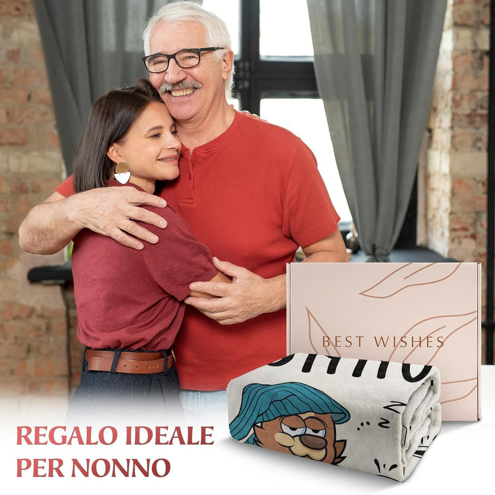 Masuecoin dárek pro dědečka, dárek pro dědečka k narozeninám, nápady na dárky pro dědečka, flanelové deky 50 x 60 palců, dárek pro dědečka, dárek pro dědečka k Vánocům. Postele a deky musaecoin