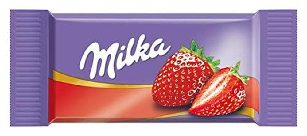 Milka Naps Mix – Mini čokoládové čtverečky ve 4 sortimentech: Alpské mléko, Jahody, Lískové oříšky, Kakaový krém – 1 x 1 kg