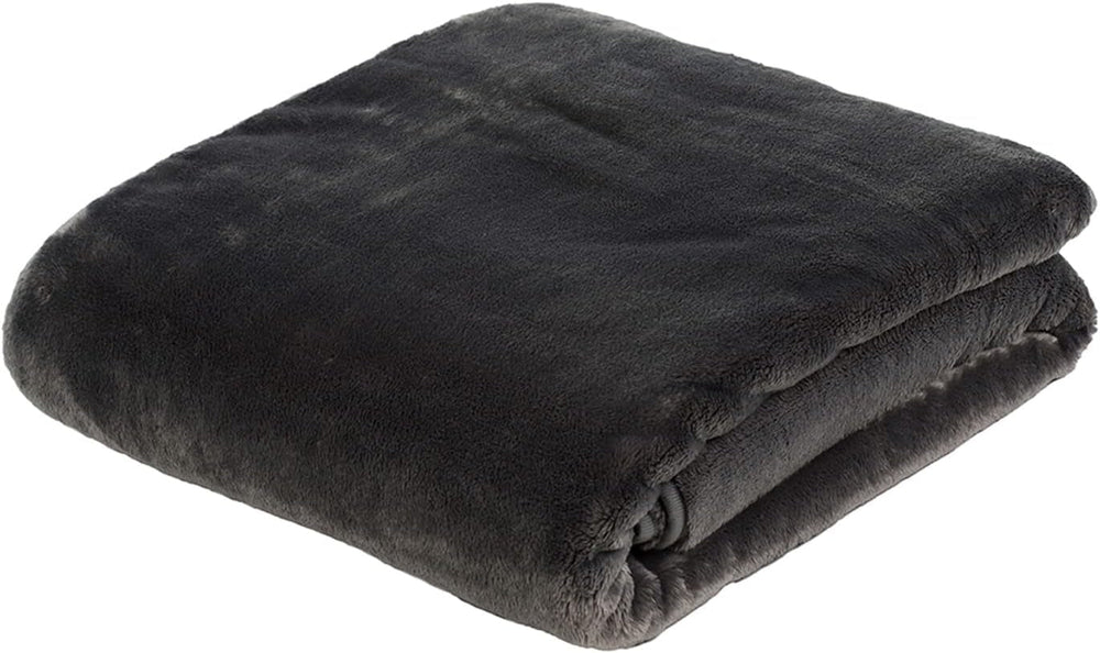 Gözze - Pohodlná deka Premium Cashmere-Feeling, 500 G/M², 180 X 220 Cm - hořčice Postele a přikrývky Besuche den Gözze-Store Antracit 130 X 170 Cm
