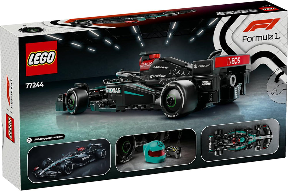 LEGO Speed Champions Mercedes-Amg F1 W15 Závodní auto - Minifigurka Formule 1 - Sběratelský a sestavitelný model auta - Dárek pro chlapce a dívky od 10 let nebo dospělé fanoušky 77244 Stavebnice Besuche den LEGO-Store
