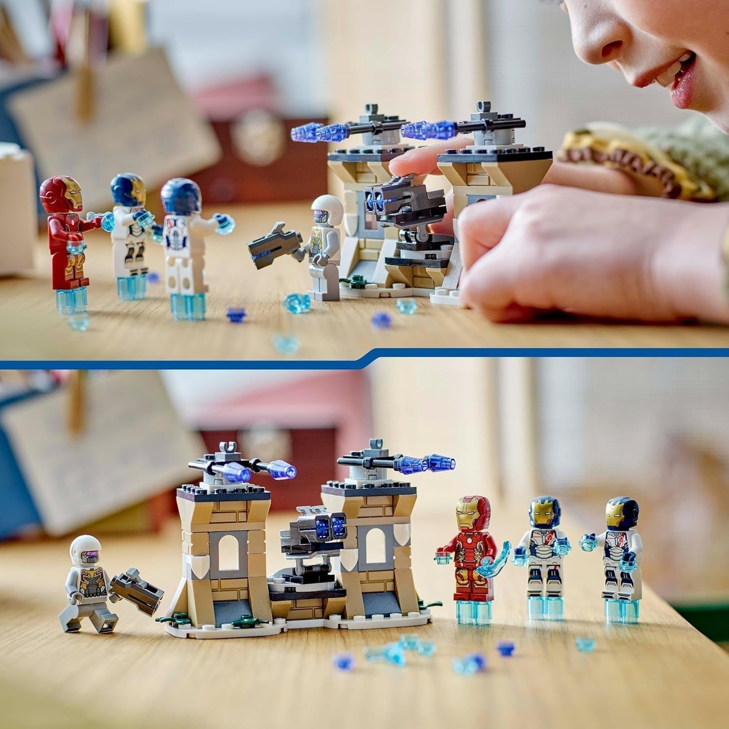 LEGO Marvel Iron Man & Iron Legion vs. Voják Hydra, Stavebnice Avengers, Kreativní herní sada pro děti a fanoušky superhrdinů, Dárek pro chlapce a dívky 6 let 76288 Stavebnice Besuche den LEGO-Store