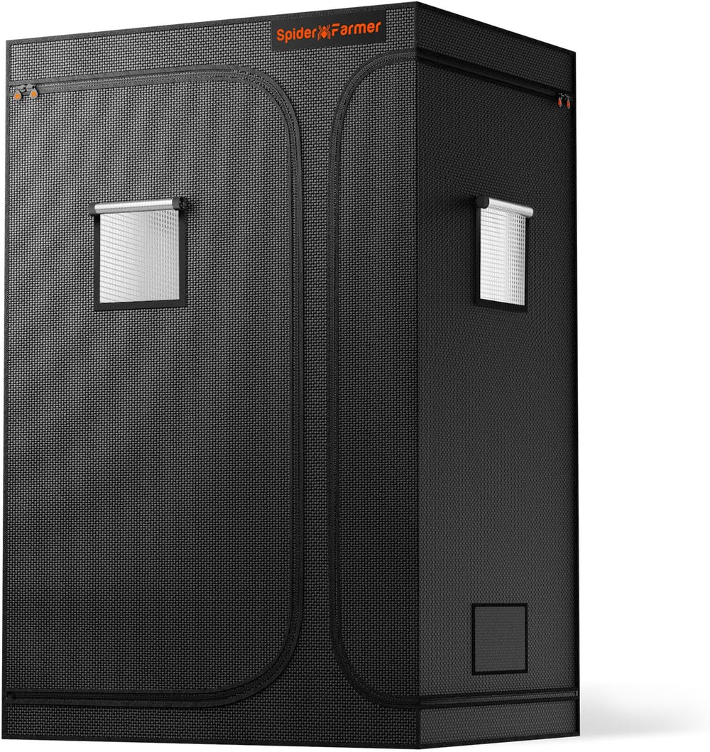 Pěstební stan Spider Farmer Pro 70x140x200cm s rolovacími dveřmi, pozorovacím oknem, odnímatelným podlahovým panelem, tkanina Mylar 2000D, pro vnitřní hydroponii s SF4000, G4500, SE4500