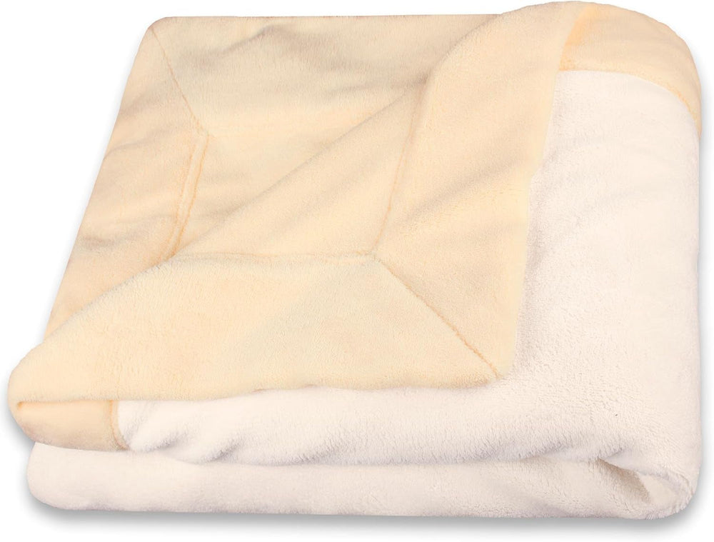 Celinatex pătură pufoasă 150 X 200 Cm albastru deschis pătură canapea cald pătură moale microfibră Fleece Oeko-Tex Montreal Paturi si Cuverturi Besuche den CelinaTex-Store Bej / alb crem 150 X 200 Cm
