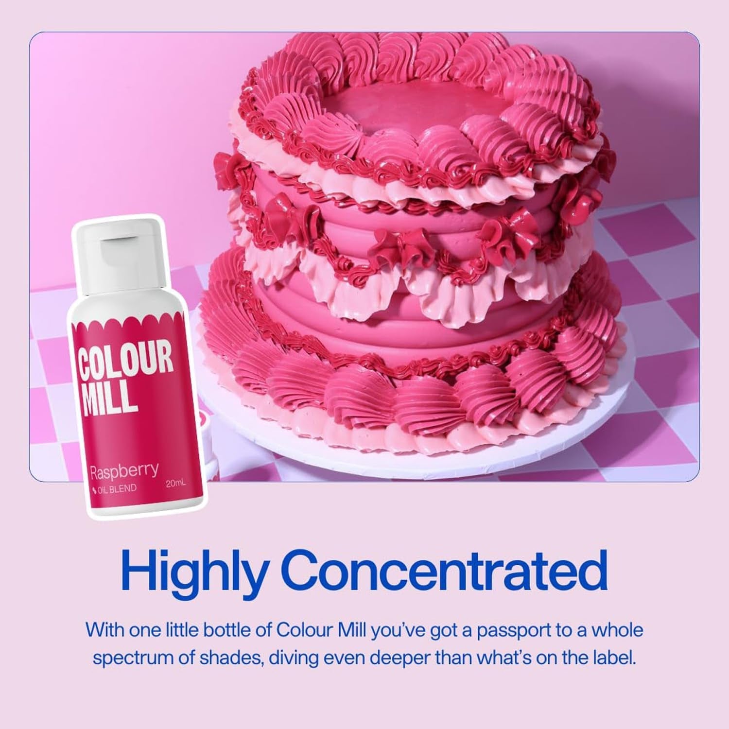 Colorant alimentar Colour Mill Oil Blend Midnight Oil - Colorant alimentar pentru ciocolată, fondant, brioșe, prăjituri, copt, macaroane - Colorant alimentar pentru decorarea torturilor - 100 ml