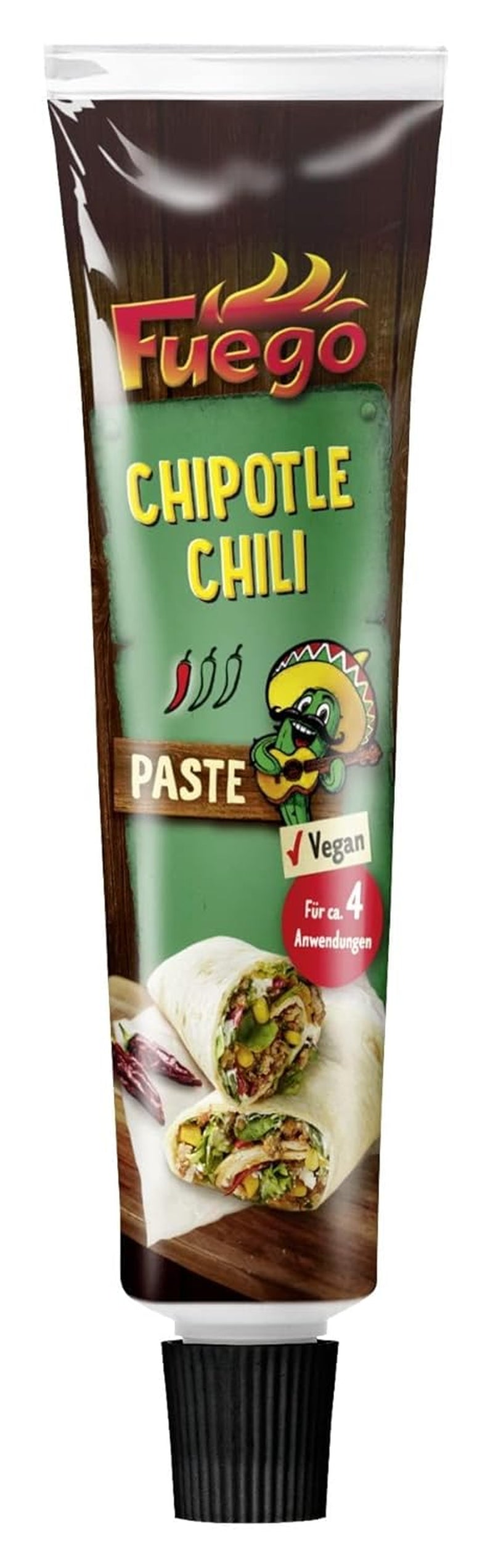 - Chipotle Chilli pasta, pikantní mexická jídla, Für 4 Anwendungen, Vegan, 1 x 40 g