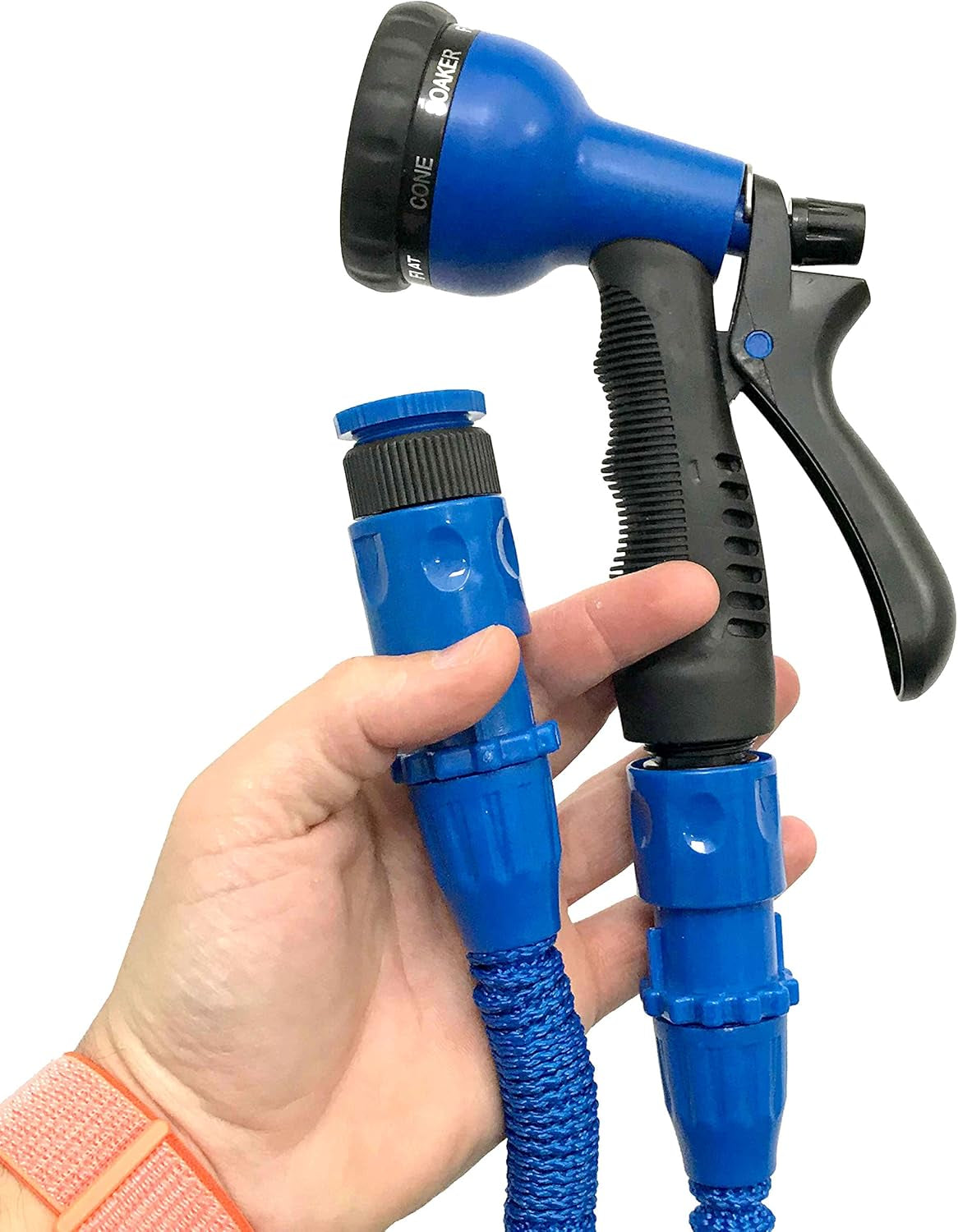 Pro C2607B Manguera Extensibil cu Presión del Agua, Azul, 7,5 metri