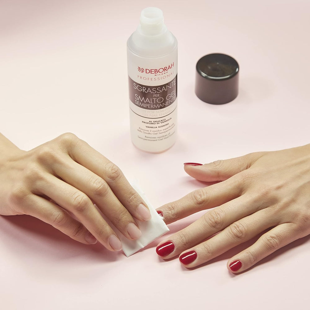 Semipermanentní lak na nehty Milano Professional, no. 21 Burgundsko, objemový efekt, dlouhotrvající, pro intenzivní a lesklé nehty, 4,5 ml